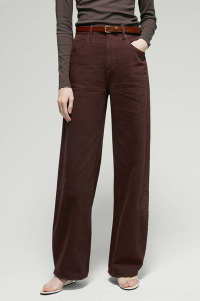 Denali High Rise Wide Leg Jeans, Relaxed Cotton Denim, Effortless Everyday Fit, product photo by Evernorth Design