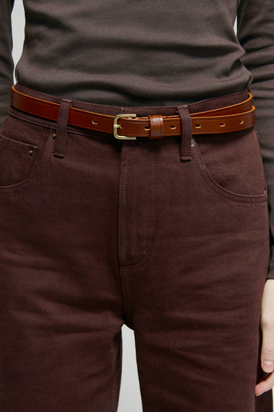 Denali High Rise Wide Leg Jeans, Relaxed Cotton Denim, Effortless Everyday Fit, product photo by Evernorth Design
