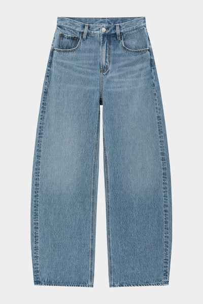 Denali High Rise Wide Leg Jeans, Relaxed Cotton Denim, Effortless Everyday Fit, product photo by Evernorth Design