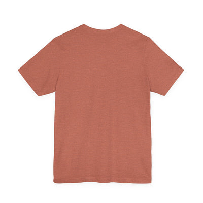 Soft nature t-shirt printed with an oval Alaska scene of snowy peaks, a still lake and fireweed by Evernorth — view 17