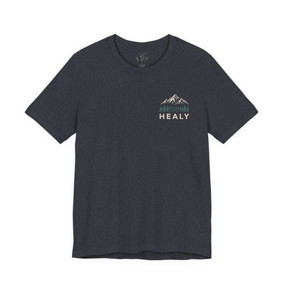 Healy Alaska Mountain Landscape T-Shirt | Wilderness Forest Tee