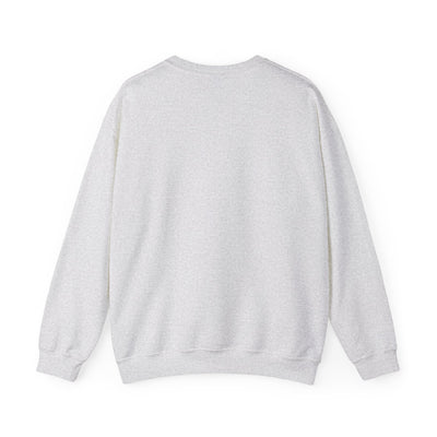 Soft crewneck sweatshirt with a muted Alaska mountain, lake, evergreen and moose illustration by Evernorth — view 12