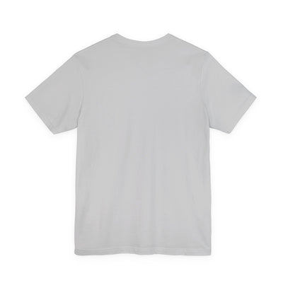 Soft nature t-shirt printed with an oval Alaska scene of snowy peaks, a still lake and fireweed by Evernorth — view 13