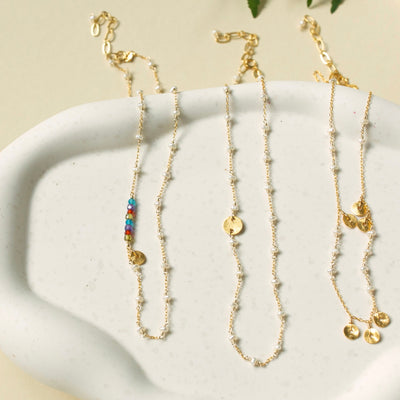 Pearl Paloma Chain Necklace, product photo, elevated everyday minimal jewelry by Evernorth Design