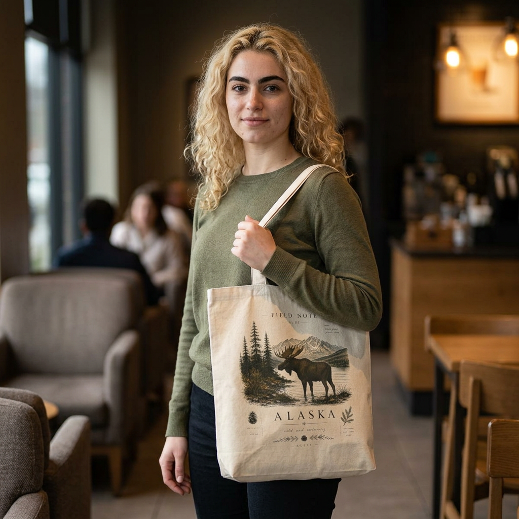 Cotton Canvas Tote Bag