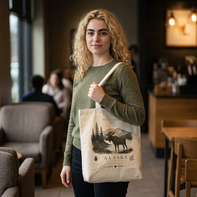 Cotton Canvas Tote Bag