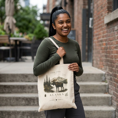 Cotton Canvas Tote Bag