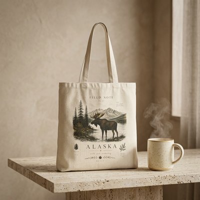 Cotton Canvas Tote Bag