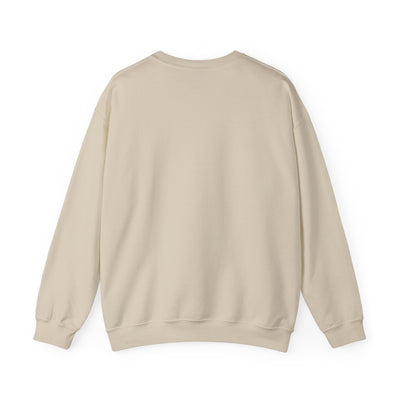 Soft crewneck sweatshirt with a muted Alaska mountain, lake, evergreen and moose illustration by Evernorth — view 15
