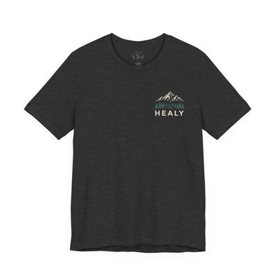 Healy Alaska Mountain Landscape T-Shirt | Wilderness Forest Tee