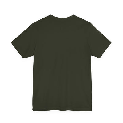 Grow Slow Root Deep tee, botanical mountain illustration, product photo, botanical graphic tee by Evernorth Design