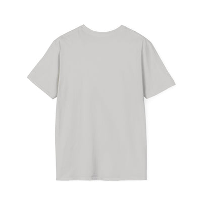 Minimalist Mountains T-Shirt, grounded. present. free. Nature Graphic Tee, product photo, nature-inspired graphic tee by Evernorth Design