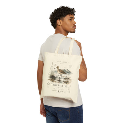 Tote Bag — Vintage Shorebird 'Tidewater' Canvas Tote
