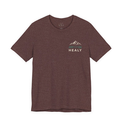 Healy Alaska Mountain Landscape T-Shirt | Wilderness Forest Tee