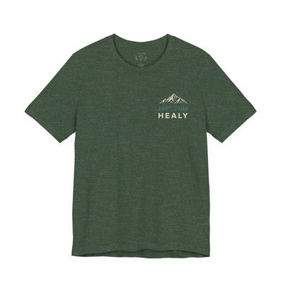 Healy Alaska Mountain Landscape T-Shirt | Wilderness Forest Tee