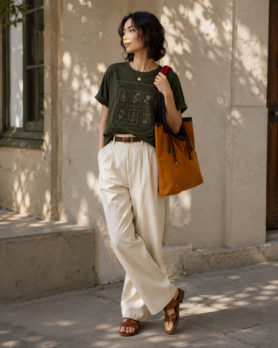Northern Light Corduroy Tote, styled product mockup, elevated everyday everyday bag by Evernorth Design