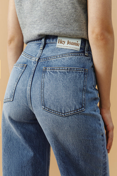 Denali High Rise Straight Leg Jeans, Women’s Classic Full Length Denim, product photo, Alaska-inspired women’s everyday clothing by Evernorth Design