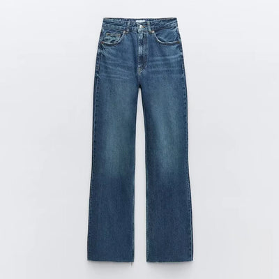 Soft Structure Wide Leg Denim, product photo, elevated everyday women’s everyday clothing by Evernorth Design