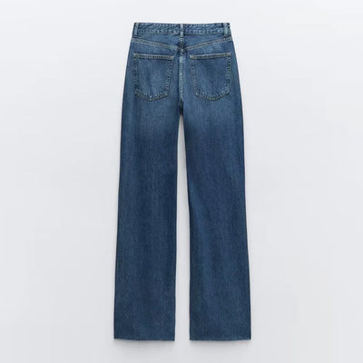 Soft Structure Wide Leg Denim, product photo, elevated everyday women’s everyday clothing by Evernorth Design