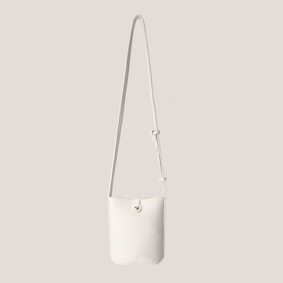 Northern Light Mini Crossbody Bag, front view, in white, elevated everyday everyday bag by Evernorth Design